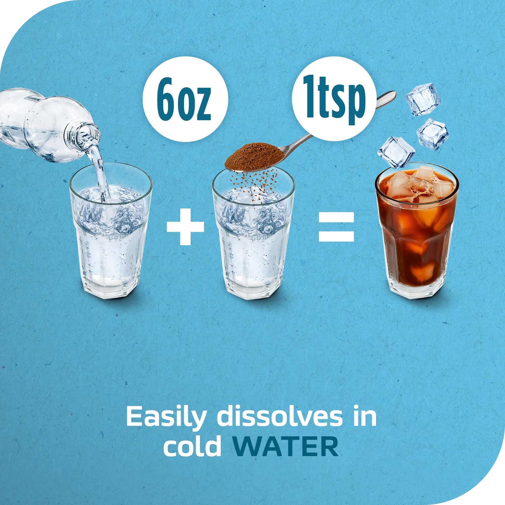 NESCAFÉ Ice Roast, Instant Iced Coffee, 2 Jars (6 Oz Each)