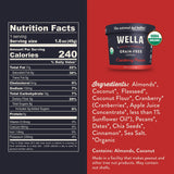 Wella Cereal Oatmeal Alternative, Gluten-Free Breakfast Hot Cereal, Grain-Free Paleo Organic Vegan High Protein Superfood, Plant-Based Non-GMO, Low in