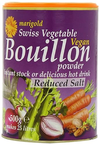 Marigold Swiss Vegetable Vegan Bouillon Powder Reduced Salt (500g)