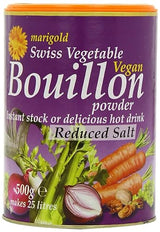 Marigold Swiss Vegetable Vegan Bouillon Powder Reduced Salt (500g)