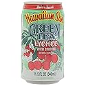 Hawaiian Sun Green Tea Lychee with Ginseng, 11.5-Ounce Cans (Pack of 24)