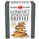 brittle-brittle Mixed Nut Brittle Candy, Handmade Gourmet Treat with Honey, Almonds, Cashews, Pecans, Gluten Free, Perfect Snack or Gift, 12 oz