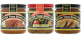 Better Than Bouillon Base Variety Pack, 1 Premium Baked Ham Base, 1 Culinary Collection Italian Herb Base, 1 Premium Turkey Base, 8 Ounce Jars (Pack