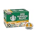 Starbucks K-Cup Coffee Pods-Starbucks Blonde Roast Coffee-Decaf Veranda Blend-100% Arabica-1 box (10 pods)