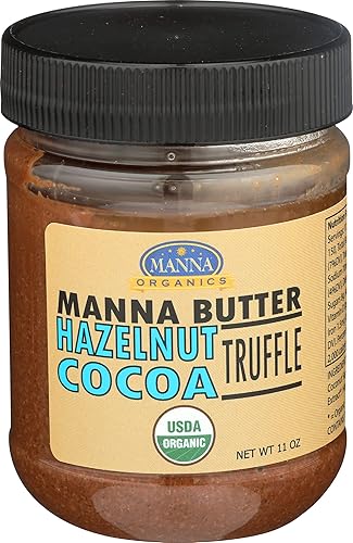 Manna Organics Manna Butter Hazelnut Cocoa Truffle, 11 ounce