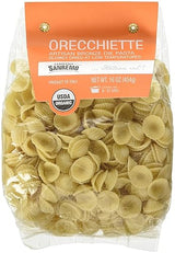 Compagnia Sanremo Pasta Italian Organic Orecchiette Pasta - 100% Durum Wheat Semolina Orecchiette - 16 Oz (Pack Of 4) - Product Of Italy