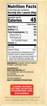 Santa Cruz Organic Apple Sauce Cups, 3.2 oz