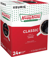 Krispy Kreme Classic, Single-Serve Keurig K-Cup Pods, Medium Roast Coffee, 24 Count