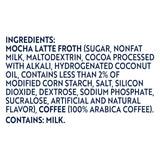 Gevalia Frothy 2-Step Artificially Flavored Mocha Latte Espresso Style K-Cup Coffee Pods & Froth Packets Kit, 6 ct Box