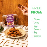 GluteNull Fruit & Nut Breakfast Bars, Gluten Free, Plant Based, Low Sugar, Good Source of Fiber, 11oz
