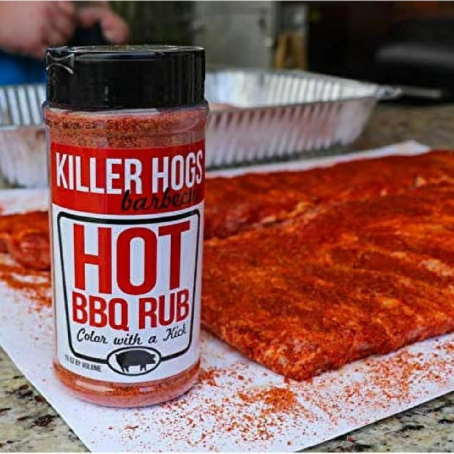 Killer Hogs Steak & Burger Seasoning - Championship BBQ Grill Rub for Beef, Steaks, Burgers, and Chops - Savory Blend with Worcestershire & Garlic