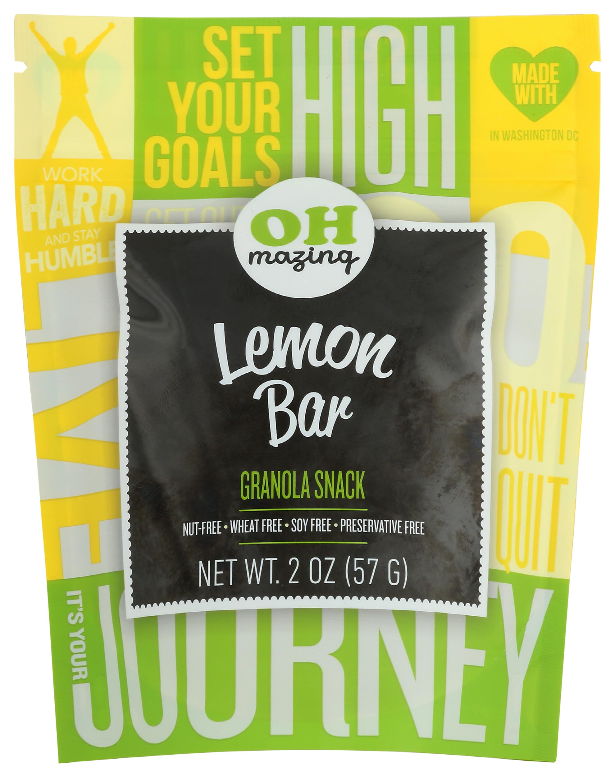 Oh Mazing, Bar Granola Lemon Snack Size, 2.5 Ounce