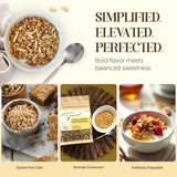 Laura's Gourmet Granola - Vanilla Almond Crunch - Gluten, Soy & Dairy Free - Organic Premium Honey, Almonds & Pure Ground Vanilla, Chef's Trifecta
