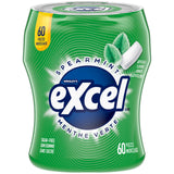Excel Sugar-Free Gum, Spearmint, 6x60ct, 360 Pieces {Imported from Canada}