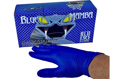 Blue Mamba Super Strong Nitrile 100 Glove Box (Extra Large)