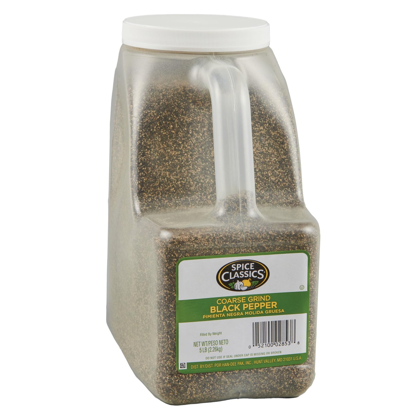 Spice Classics Coarse Grind Black Pepper, 5 lbs