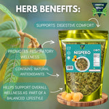 GREEN ROYALTY Te Herbal Hojas De Nispero 4oz Herbal Tea (Loquat Leaves Tea) Stand Up Resealable Bag Crafted By Nature100% All Natural Fresh Tea Tea