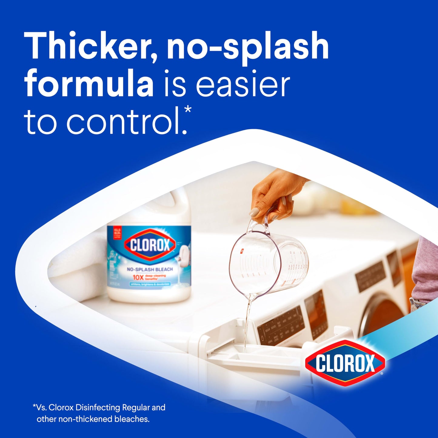 Clorox No Splash Bleach, 117 Fluid Ounces (Package May Vary)