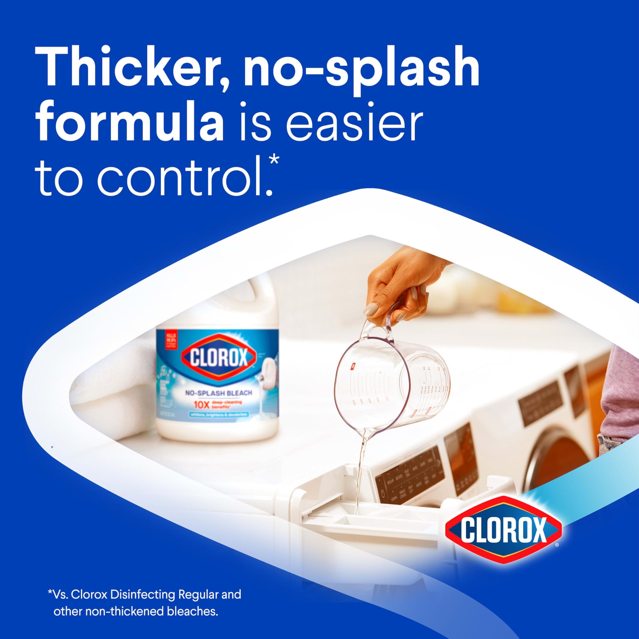 Clorox No Splash Bleach, 117 Fluid Ounces (Package May Vary)