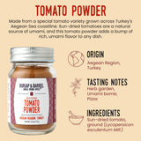 Burlap & Barrel Sun-Dried Tomato Powder - Add Deep Umami & Savory Tanginess to Dishes - for Popcorn, Fried Chicken, Sauces & Salads - As seen on Shark