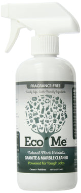 Eco-me Natural Multi Surface Granite and Marble Cleaner, Healthy Fragrance-Free Scent, 16 Ounces, Clear (ECOM-GMFF16-06)
