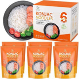 Soeos Konjac Noodles, Angel Hair Pasta, 8.8 oz (250g)*6 Pack, Low Calorie, Low Carb, Keto and Paleo Friendly Shirataki Noodle, Gluten-Free, Fat Free