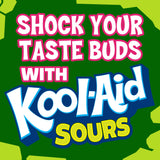 Kool-Aid Sours Natural Flavor with Other Natural Flavor Drink, 10 Pouches, for On-the-Go Hydration, Watermelon Blast, Sour Candy Flavor, No Artificial