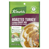 Knorr Turkey Gravy Mix For Delicious Easy Meals and Side Dishes Roasted Turkey Sauce and Gravy With No Artificial Flavors, No Added MSG 1.2 oz, Pack