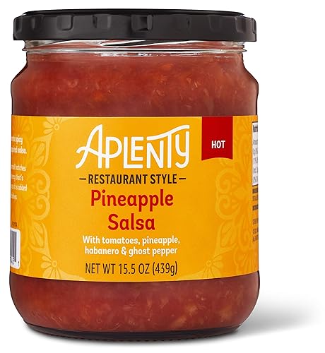 Aplenty Pineapple Salsa - Hot, 15.5 Oz