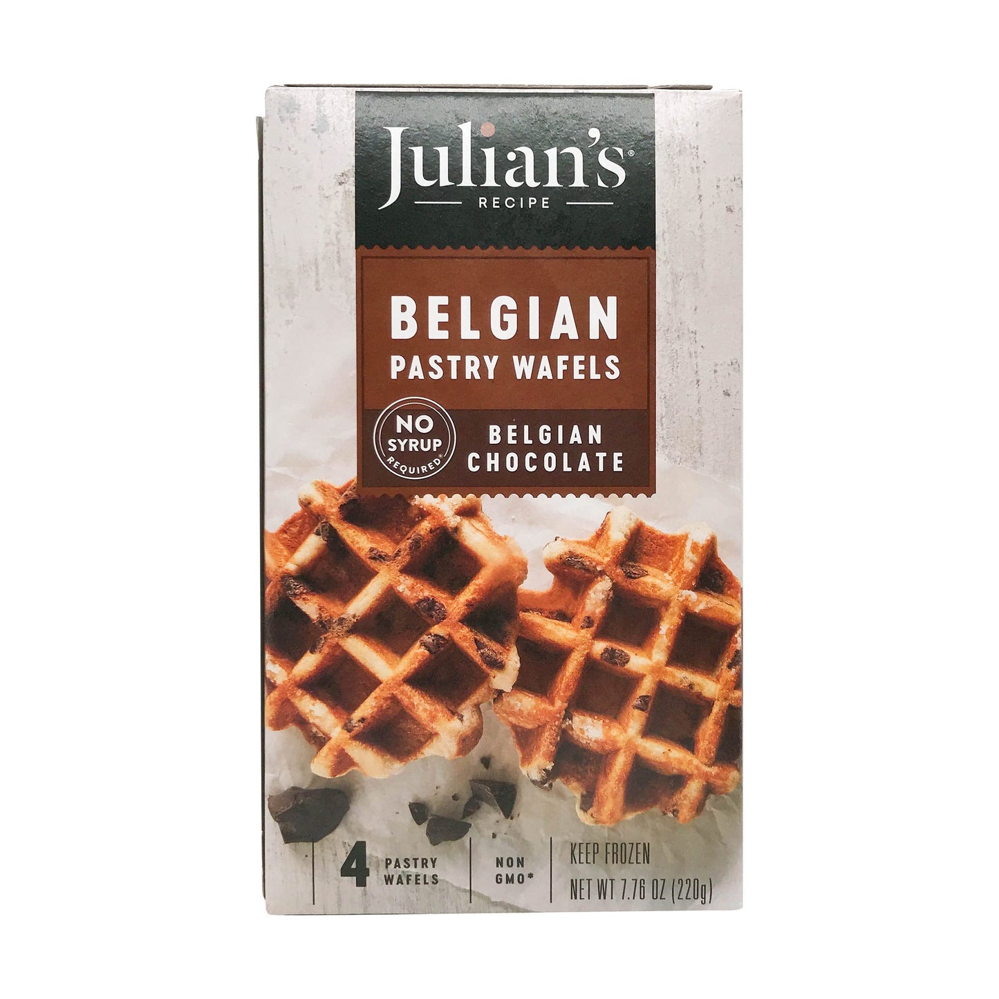 Julians Recipe Waffle Nat Blgn Choc, 7.76 oz