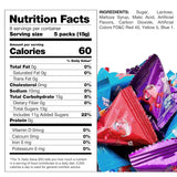 Popping Rocks Candy - 40 Count Bag - Popping Rock Candy in Assorted Fruit Flavors - Tropical Punch, Grape, and Cherry - Fun Goodie Bags & Pinata