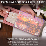 Turkish Delights Candy Gift Box - Assorted Turkish Delight Lokum, Traditional Turkish Food Sweet, Gourmet Lokum Candy, 7.05 oz (200g)