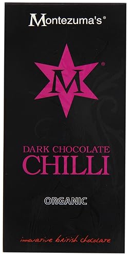 Montezuma's Dark Chocolate Chilli Organic 100 g (Pack of 6)