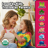 Snakkidz Organic Chewy Granola Bars for Kids, Allergen-Free, Nut-Free, Gluten-Free, Low Sugar Snack Bars Made with Avocado Oil, Individually Wrapped