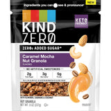 KIND Zero Added Sugar Granola, Caramel Mocha Nut, Gluten Free, Low Sugar, Keto Snacks, 5g Protein, 8oz, 5 Count
