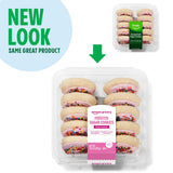 Amazon Grocery, Pink Frosted Sugar Cookies, 13.5 oz, 10 ct, Frozen (Previously Amazon Fresh, Packaging May Vary)