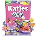 Katjes Cosmic Visions, Tangy Vegan Gummy Candy, Wildly Good Soft & Flavorful, Sweet and Sour Gummies, Colorful Celestial Shapes, No Artificial Dyes or