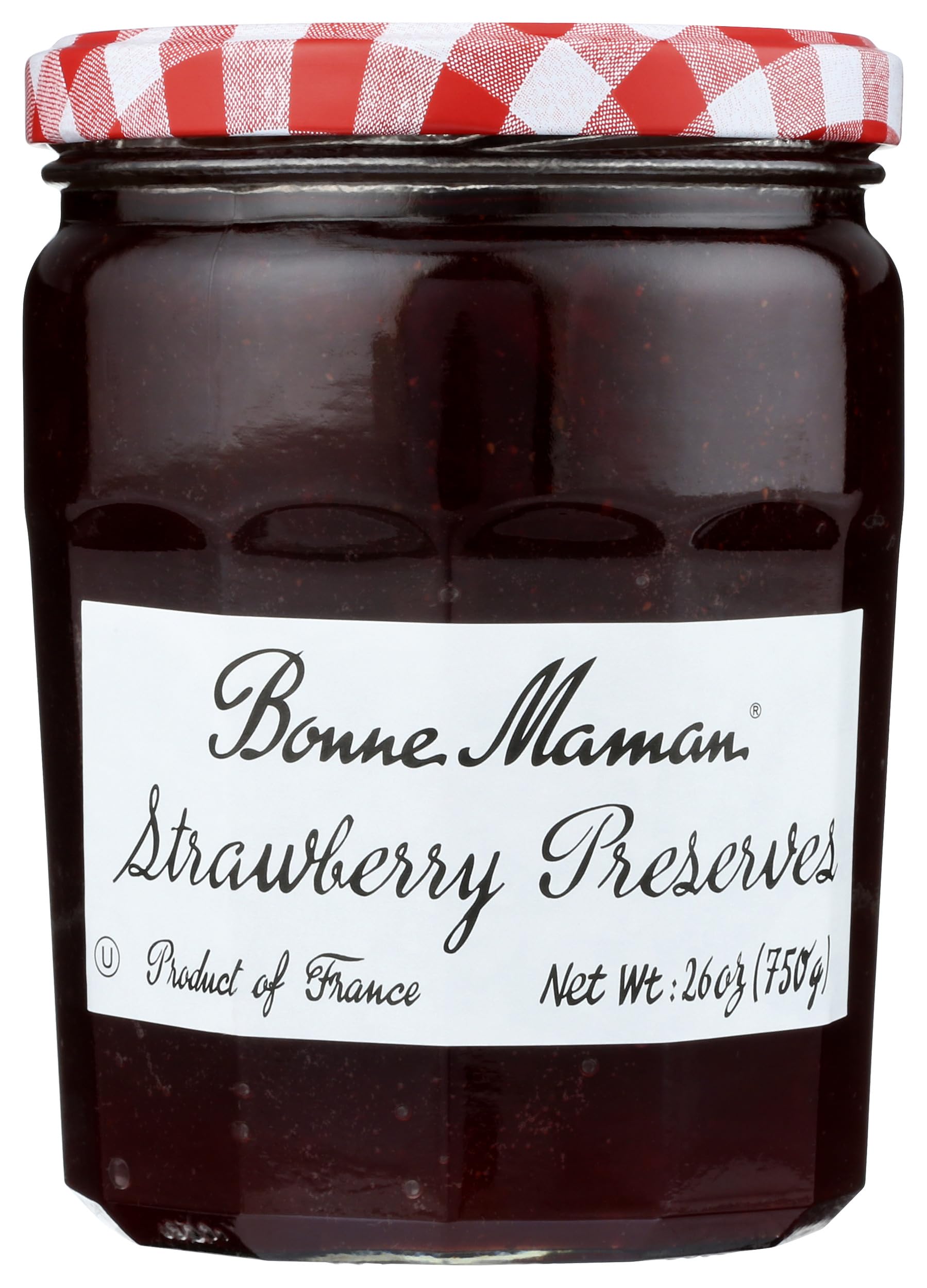 Bonne Maman, Strawberry Preservers Value Size, 26 Ounce