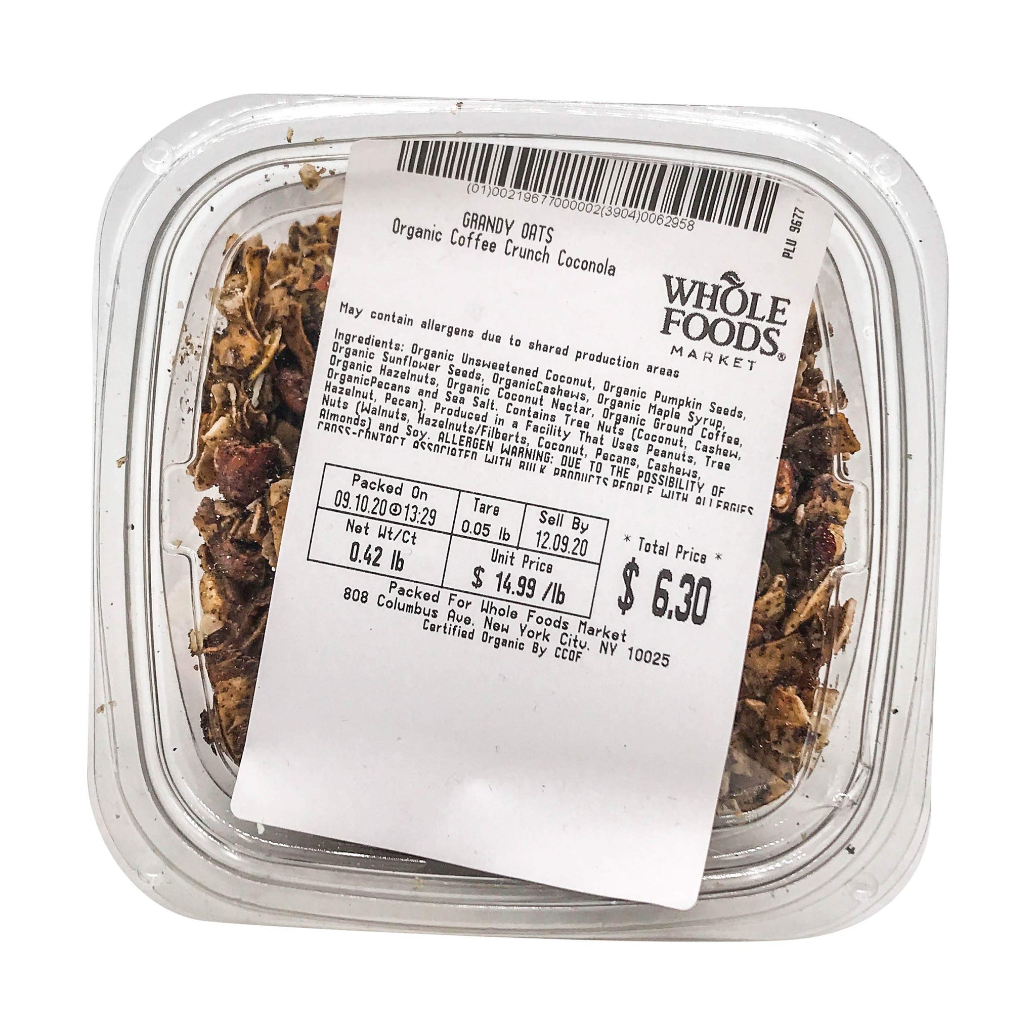 Grandy Oats, Organic Coffee Granola Coconola