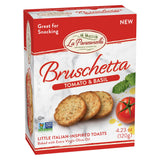 La Panzanella Tomato and Basil Bruschetta Crackers - Italian-inspired Toasts, Made with Non-GMO Project Verified Ingredients, For Soups, Dips, Spreads
