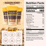 Hudson Henry OG Granola for Yogurt, Snacking & Cereal | Gluten Free Granola with Pumpkin Seeds | Vegan, Non-GMO & Small Batch Baked with Pure Maple