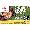 Applegate Naturals Chicken & Maple Breakfast Sausage Patties, Fully Cooked, 7oz (Frozen)
