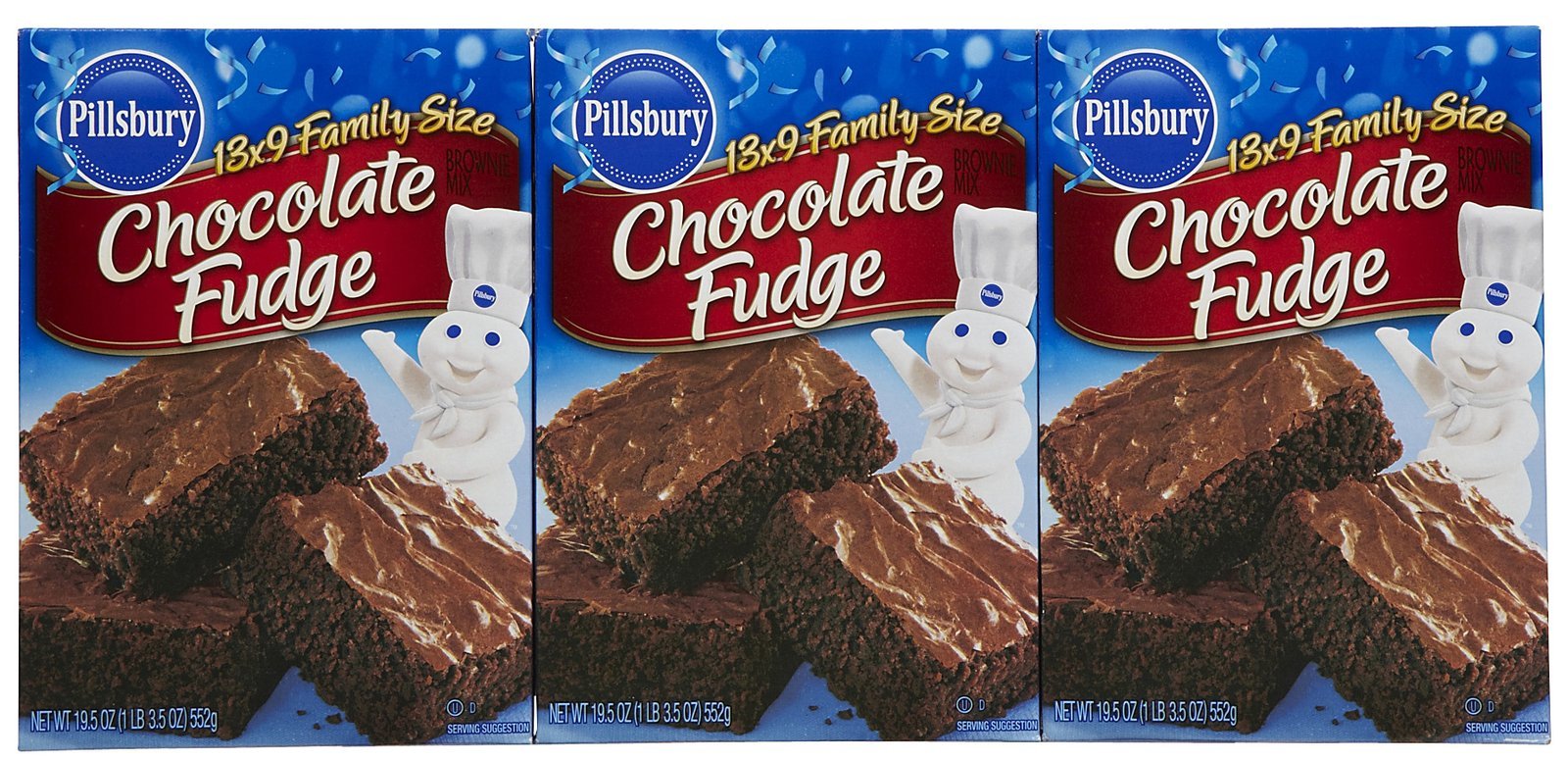Pillsbury Family Size Chocolate Fudge Brownie Mix 19.5 oz