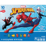 Spiderman Fruit Flavored Snacks, Treat Pouches, Gluten Free, 10 ct