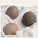 Rustic Strength Alpaca Dryer Balls, Hypoallergenic, Sustainable, Reduces Dry Time & Static, Chemical-Free, Ideal for Wool Allergies, 3 Pack