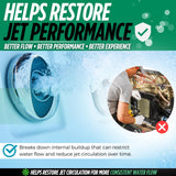 Oh Yuk Jetted Tub Cleaner 2X Concentrated - Deep Cleaning Jetted Bathtub & Jacuzzi Cleaner for Tub Systems with Jets - Removes Buildup - 16 fl oz