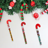 Snackivore Mini Snickers Candy Cane Tube, Christmas Skittles Filled Candy Cane Tube, and Christmas M Ms Candy Cane Tube- 3 Pack, Christmas Candy Canes