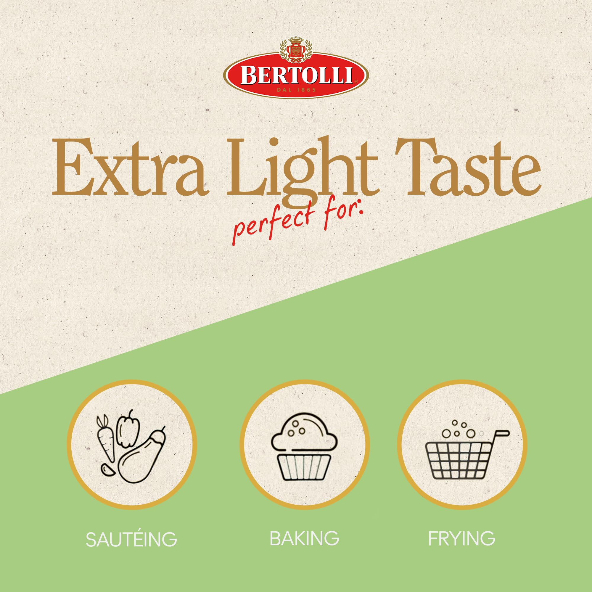 Bertolli Olive Oil, Extra Light Taste, 101.4 fl oz