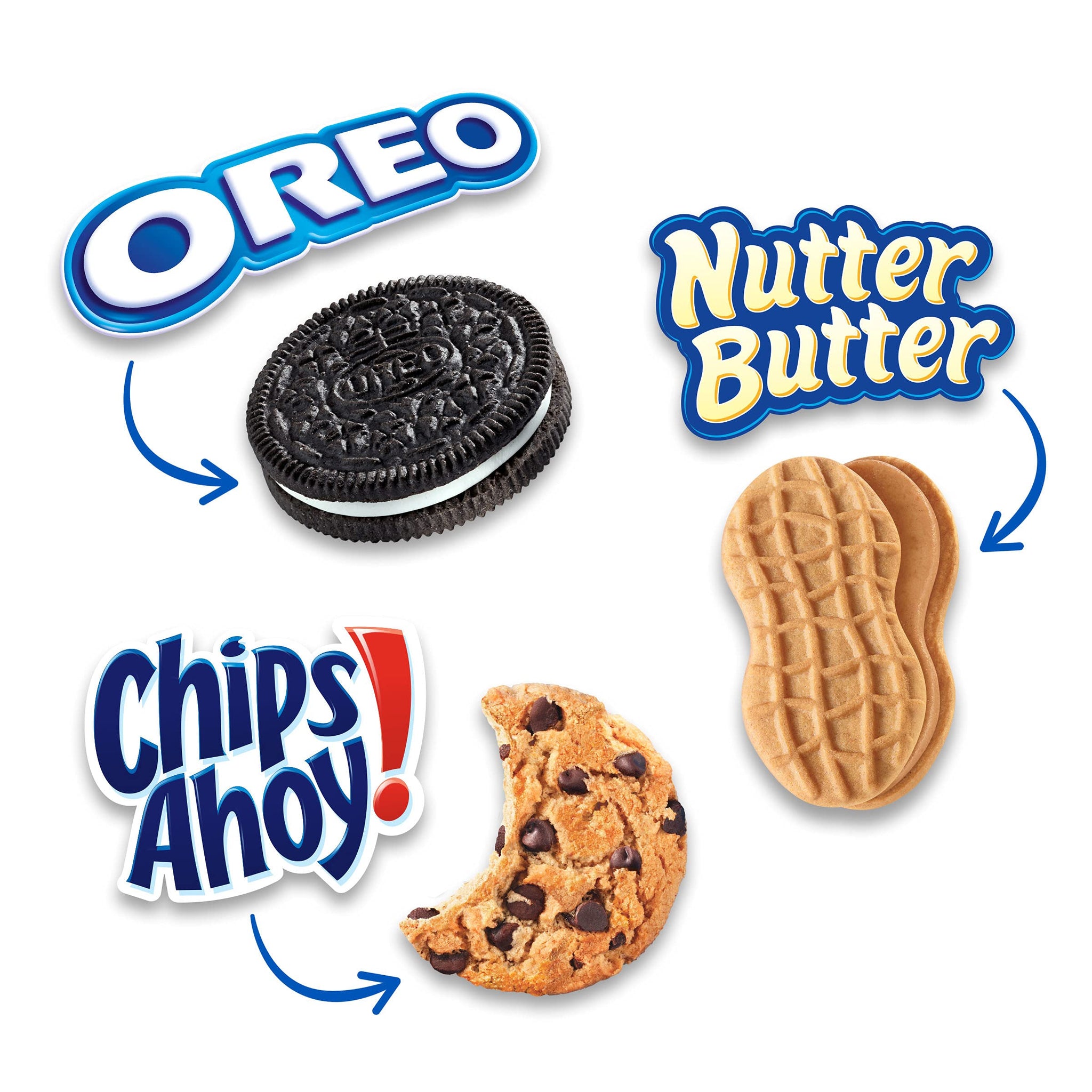 Nabisco 04738 Variety Pack Cookies, Assorted, 1 3/4oz Packs, 12 Packs/Box
