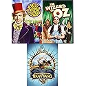 A Magical Car Wizard & Candy Triple Family Musical Adventure Willy Wonka Chocolate Factory + Chitty Chitty Bang Bang & Wizard of Oz Classic DVD Family